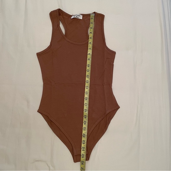 (NWT) Racerback Tank Bodysuit - Camel - Picture 5 of 7